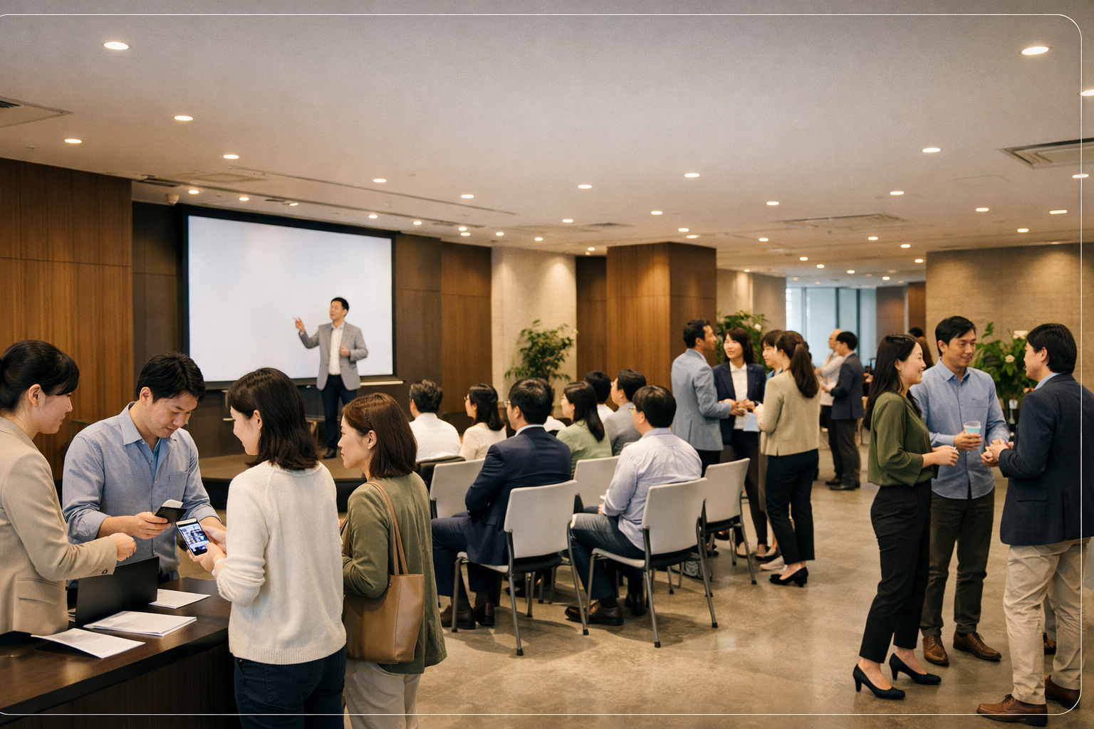 イベント会場の運用イメージ